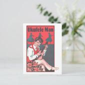 Carte postale Ukulele Man (Debout devant)