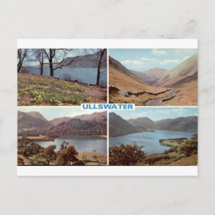 Carte Postale Ullswater Vue du Lac du District Multivues Antique