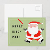 Carte Postale Ultimate Frisbee Noël (Devant / Derrière)