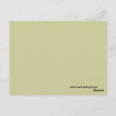 Carte Postale Ultra Mignon Anime Léopard Chatte (Dos)