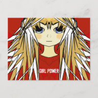 Ultra mignonne Anime Blonde Long cheveux puissance