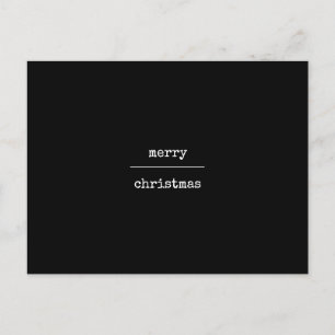 Carte Postale Ultra minimaliste moderne Joyeux Noël