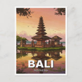 Carte Postale Ulun Danu Bali Indonésie Voyage (Devant)