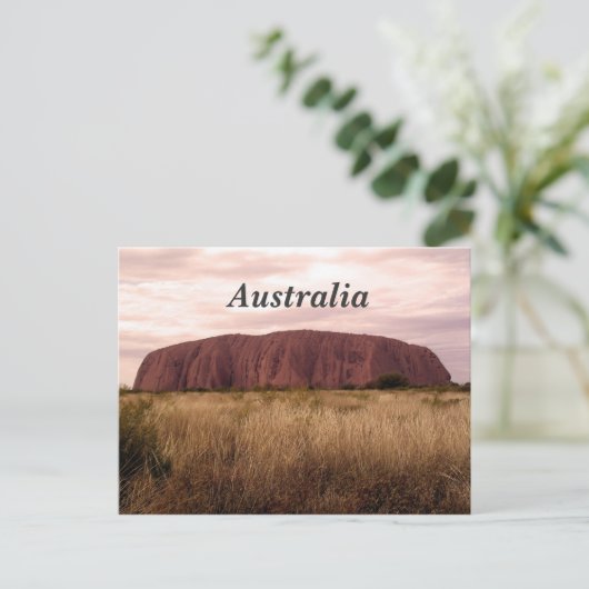 Carte Postale Uluru (Debout devant)