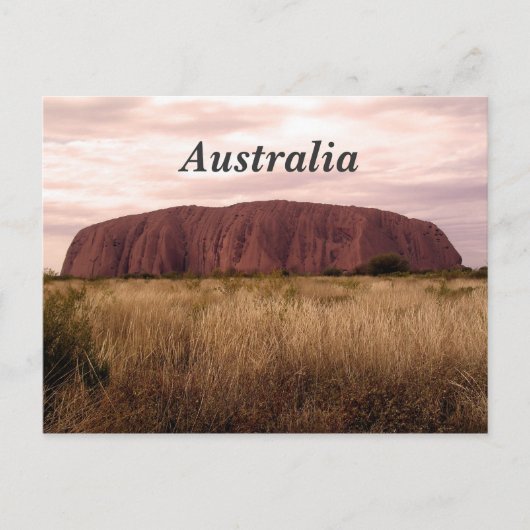 Carte Postale Uluru (Devant)