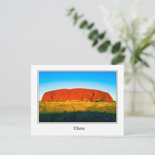 Carte postale Uluru (Debout devant)