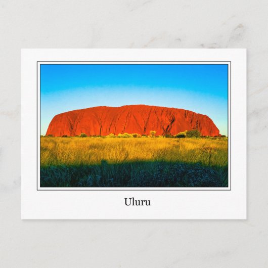 Carte postale Uluru (Devant)