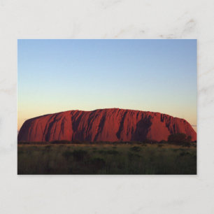 Carte Postale Uluru au coucher du soleil