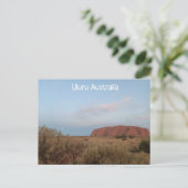 Carte postale Uluru Australia (Debout devant)