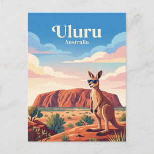 Carte Postale Uluru Australie