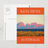 Carte Postale Uluru Australie (Devant / Derrière)