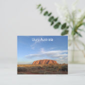 Carte postale Uluru Australie (Debout devant)