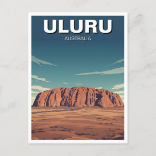 Carte Postale Uluru Australie Travel