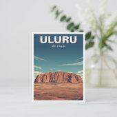 Carte Postale Uluru Australie Travel (Debout devant)