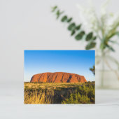 Carte Postale Uluru Ayers Rock dans l'arrière-pays Australie (Debout devant)