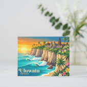 Carte Postale Uluwatu Indonésie (Debout devant)