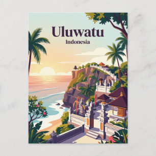 Carte Postale Uluwatu Indonésie