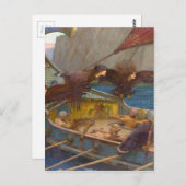 Carte Postale Ulysse et les sirènes (Devant / Derrière)