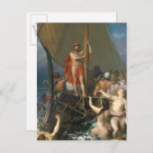 Carte Postale Ulysse et les sirènes (Devant / Derrière)