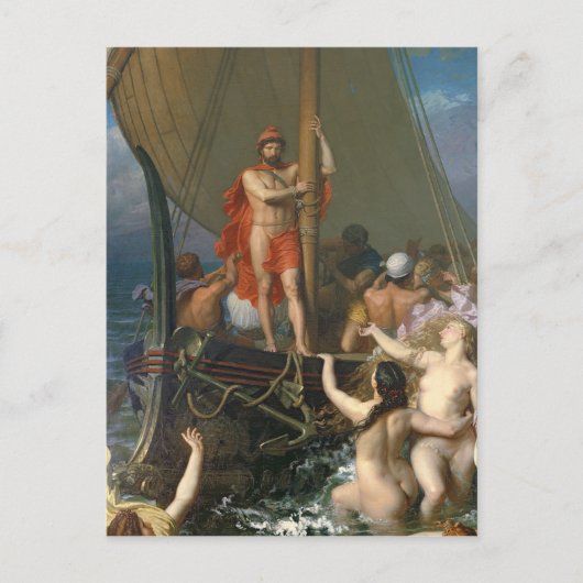 Carte Postale Ulysse et les sirènes (Devant)