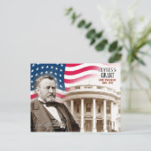 Carte Postale Ulysses S. Grant - 18e Président des États-Unis (Debout devant)