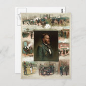 Carte Postale Ulysses S. Grant de West Point à Appomattox (Devant / Derrière)
