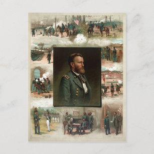 Carte Postale Ulysses S. Subvention de West Point à Appomattox