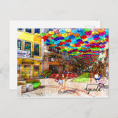 Carte Postale Umbrella Sky Project Agueda Portugal (Devant / Derrière)