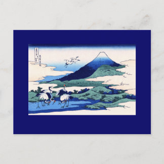 Carte Postale Umegawa Hokusai Art japonais