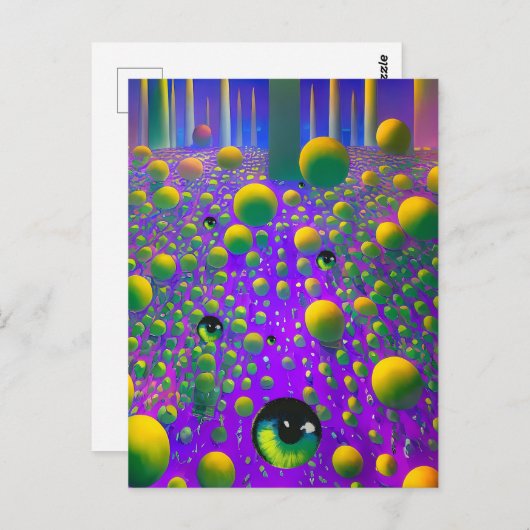 Carte Postale Un accessoire - Ken Gage Surreal Art (Devant / Derrière)