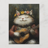 Carte Postale Un adorable Kitty musical (Devant)