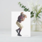 Carte Postale un afro-américain en rouge et blanc (Debout devant)