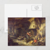 Carte Postale Un Alchimiste, 1611 (Devant / Derrière)