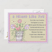 Carte Postale Un Ami Comme Toi (Devant / Derrière)
