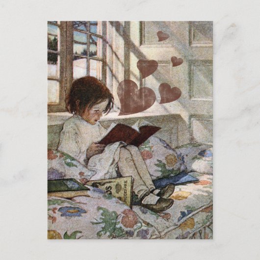 Carte Postale Un amour de la lecture (Devant)