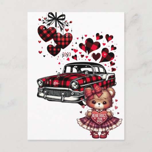 CARTE POSTALE UN AMOUR DE LA SAINT-VALENTIN CLASSIQUE POUR VOUS  (Devant)