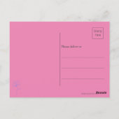 Carte Postale Un amour impactable Humoristique Saint Valentin (Dos)