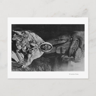 Carte Postale Un ancien médecin indien en sorcière en Alaska Pho