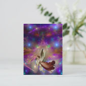 Carte Postale Un ange attend (Debout devant)