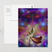 Carte Postale Un ange attend (Devant / Derrière)