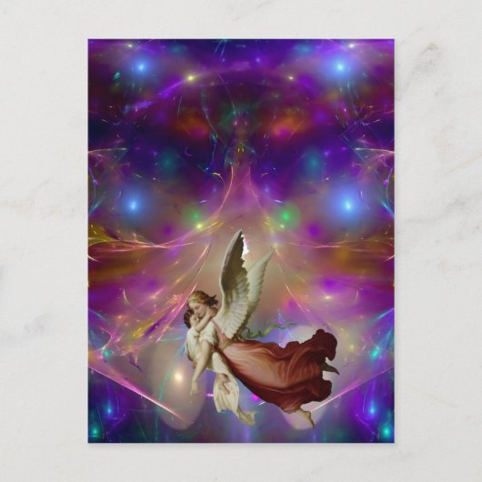 Carte Postale Un ange attend (Devant)