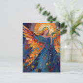 Carte Postale Un ange coloré (Debout devant)
