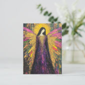 Carte Postale Un ange coloré (Debout devant)