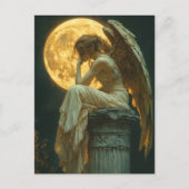 Carte Postale Un ange et la lune (Devant)