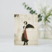 Carte Postale Un ange gothique magnifique (Debout devant)