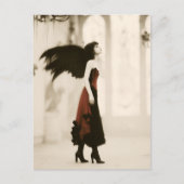 Carte Postale Un ange gothique sexy (Devant)