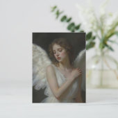 Carte Postale Un ange mélancolique (Debout devant)