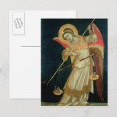 Carte Postale Un ange pesant une âme, c.1348-55 (Devant / Derrière)
