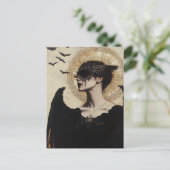 Carte Postale Un ange sombre (Debout devant)