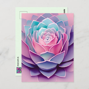 Carte Postale Un Anime Succulent, Post-croisement